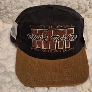 NWTF Turkey Faux Suede Sliderback Hat - New